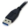 StarTech.com Kabel USB do zásuvky IC Vnější, A: USB typu A, 500 mm Vnější, Černá, B: Micro USB typ B