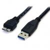 StarTech.com Kabel USB do zásuvky IC Vnější, A: USB typu A, 500 mm Vnější, Černá, B: Micro USB typ B