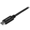 StarTech.com Kabel USB do zásuvky IC Vnější, řada: USB2, A: USB typu C, 500 mm Vnější, Černá, B: USB typu C