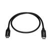 StarTech.com Kabel USB do zásuvky IC Vnější, řada: USB2, A: USB typu C, 500 mm Vnější, Černá, B: USB typu C