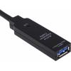 StarTech.com Kabel USB do zásuvky IC Vnější, A: USB typu A, 10 m Vnitřní, Černá, B: USB typu A