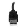 StarTech.com Kabel USB do zásuvky IC Vnější, A: USB typu A, 2 m Vnější, Černá, B: USB B