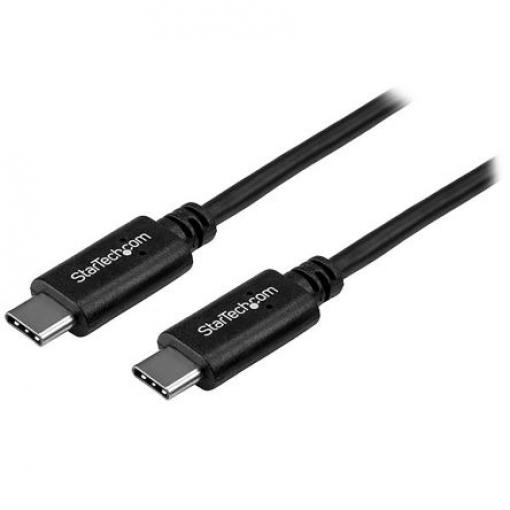 StarTech.com Kabel USB do zásuvky IC Vnější, A: USB typu C, 1 m Vnější, Černá, B: USB typu C
