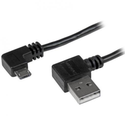 StarTech.com Kabel USB do zásuvky IC Vnější, A: USB typu A, 2 m Vnější, Černá, B: Micro USB typ B
