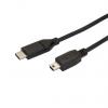 StarTech.com Kabel USB do zásuvky IC Vnější, A: USB typu C, 2 m Vnější, Černá, B: Micro USB typ B