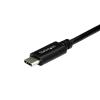 StarTech.com Kabel USB do zásuvky IC Vnější, A: USB typu C, 1 m Vnější, Černá, B: USB typu C