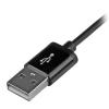 StarTech.com Kabel USB do zásuvky IC Vnější, A: USB typu A, 1 m Vnější, Černá, B: Lightning