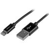 StarTech.com Kabel USB do zásuvky IC Vnější, A: USB typu A, 1 m Vnější, Černá, B: Lightning