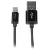 StarTech.com Kabel USB do zásuvky IC Vnější, A: USB typu A, 1 m Vnější, Černá, B: Lightning