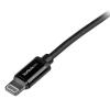 StarTech.com Kabel USB do zásuvky IC Vnější, A: USB typu A, 1 m Vnější, Černá, B: Lightning