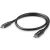 StarTech.com Kabel USB do zásuvky IC Vnější, A: USB typu C, 500 mm Vnější, Černá, B: USB typu C
