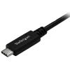StarTech.com Kabel USB do zásuvky IC Vnější, A: USB typu A, 1 m Vnější, Černá, B: USB typu C