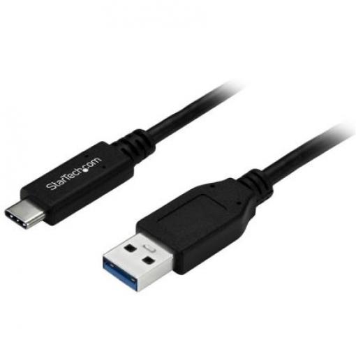 StarTech.com Kabel USB do zásuvky IC Vnější, A: USB typu A, 1 m Vnější, Černá, B: USB typu C