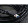 StarTech.com Kabel USB do zásuvky IC Vnější, A: USB typu A, 10 m Vnější, Černá, B: USB B