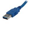 StarTech.com Kabel USB do zásuvky IC Vnější, A: USB typu A, 1 m Vnitřní, Modrá, B: USB typu A