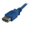 StarTech.com Kabel USB do zásuvky IC Vnější, A: USB typu A, 1 m Vnitřní, Modrá, B: USB typu A