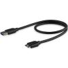 Kabel USB USB 2.0, 0.5m, Černá