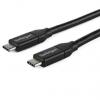 StarTech.com Kabel USB do zásuvky IC Vnější, A: USB typu C, 1 m Vnější, Černá, B: USB typu C