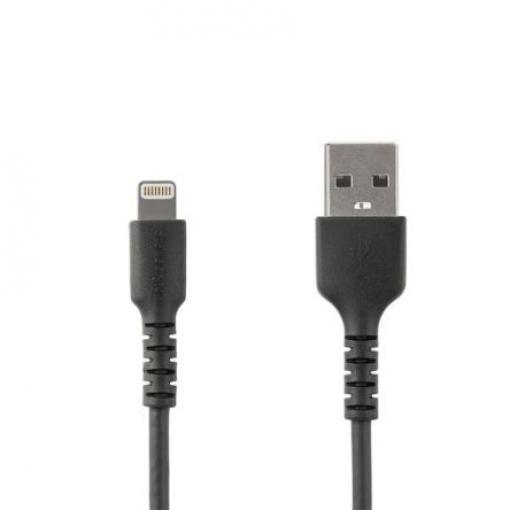 StarTech.com Kabel USB do zásuvky IC Vnější, A: USB typu A, 1 m Vnější, Černá, B: Lightning
