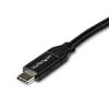 StarTech.com Kabel USB do zásuvky IC Vnější, A: USB typu C, 2 m Vnější, Černá, B: USB typu C