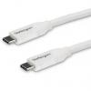 StarTech.com Kabel USB do zásuvky IC Vnější, A: USB typu C, 4 m Vnější, Bílá, B: USB typu C