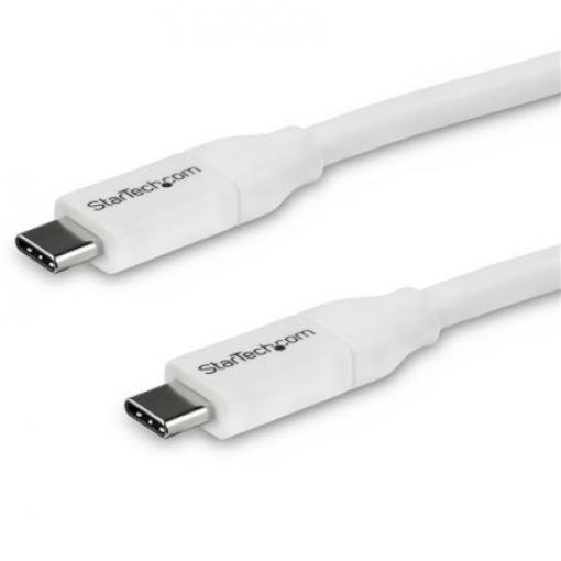 StarTech.com Kabel USB do zásuvky IC Vnější, A: USB typu C, 4 m Vnější, Bílá, B: USB typu C