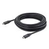 StarTech.com Kabel USB do zásuvky IC Vnější, A: USB typu C, 4 m Vnější, Černá, B: USB typu C