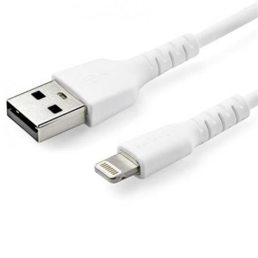 Kabel Lightning, 2m, Bílá