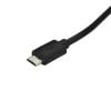 StarTech.com Kabel USB do zásuvky IC Vnější, A: USB typu C, 2 m Vnější, Černá, B: Micro USB typ B