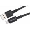 StarTech.com Kabel USB do zásuvky IC Vnější, A: USB typu A, 3 m Vnější, Černá, B: Lightning