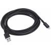 StarTech.com Kabel USB do zásuvky IC Vnější, A: USB typu A, 3 m Vnější, Černá, B: Lightning
