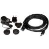 StarTech.com Kabel USB do zásuvky IC Vnější, A: USB typu A, 3 m Vnitřní, Černá, B: USB typu A