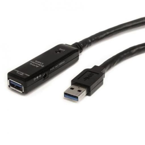 StarTech.com Kabel USB do zásuvky IC Vnější, A: USB typu A, 3 m Vnitřní, Černá, B: USB typu A
