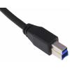 StarTech.com Kabel USB do zásuvky IC Vnější, A: USB typu A, 5 m Vnější, Černá, B: USB B