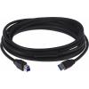 StarTech.com Kabel USB do zásuvky IC Vnější, A: USB typu A, 5 m Vnější, Černá, B: USB B