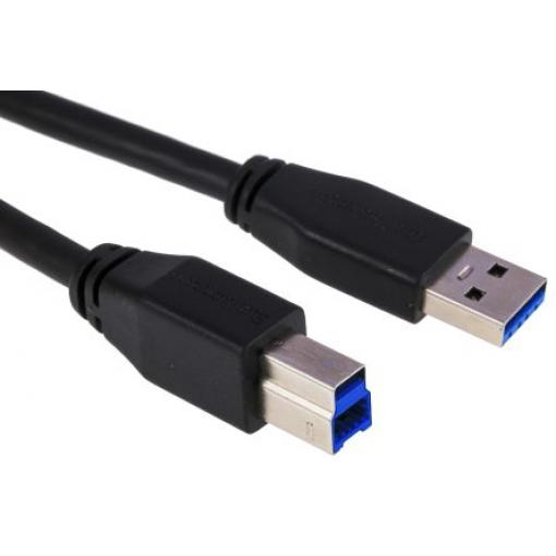 StarTech.com Kabel USB do zásuvky IC Vnější, A: USB typu A, 5 m Vnější, Černá, B: USB B