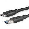 StarTech.com Kabel USB do zásuvky IC Vnější, A: USB typu A, 2 m Vnější, Černá, B: Micro USB typ B