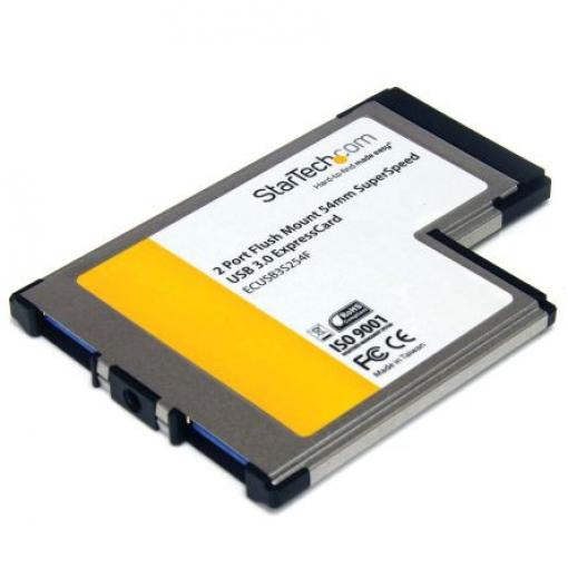 StarTech.com Karta USB, počet portů USB: 2, standard: USB 3.0, typ sběrnice: Expresní karta