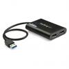 StarTech.com Adaptér, počet zobrazení: 2, 4 k, video připojení: Display Port, standard: USB 3.0