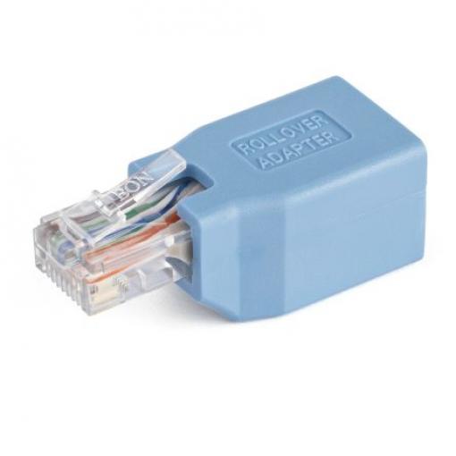 StarTech.com Konektor RJ45, řada: ROLLOVER Vnější, počet cest: 8, Rovný, Kabel, počet portů: 1portový