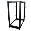 StarTech.com Serverový rack Černá 25 U, Ocel s 4 sloupky rámem 101.7 mm 1213 mm 1213 mm