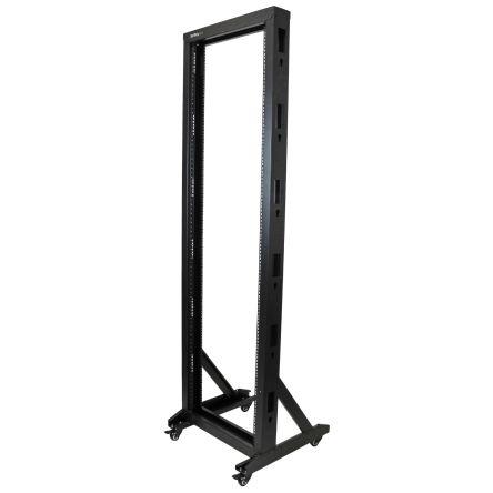StarTech.com Serverový rack Černá 42 U, Ocel s 2 sloupky rámem 102.4 mm 2008 mm 2008 mm