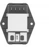 Vstupní filtr IEC, řada: Corcom P, Montáž příruby, Faston, 3A, 115 V AC, 230 V AC, 50/60Hz, -10 → +40 °C