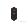 TE Connectivity Filtr IEC 6A, řada: Corcom P C14 Vnější, Montáž na přírubu, 230 V ac 2 póly, 50/60 Hz, 40 °C, -10 °C