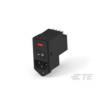 TE Connectivity Filtr IEC 6A, řada: Corcom P C14 Vnější, Montáž na přírubu, 230 V ac 2 póly, 50/60 Hz, 40 °C, -10 °C