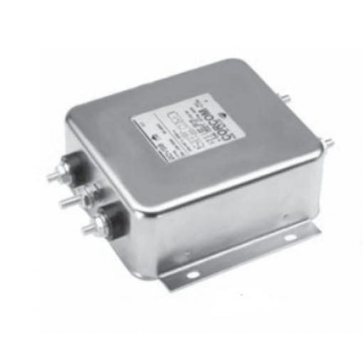 Filtr RFI, řada: Corcom S, 250V ac, 50/60 Hz, Montáž na přírubu, Závitový čep, 60 A, počet fází: 1, TE Connectivity,