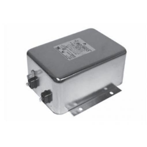 Silnoproudý filtr, řada: Corcom T, 250V ac, 50/60 Hz, Šroubová svorka, Rýč, 6 A, počet fází: 1, 0.5 mA, TE Connectivity,