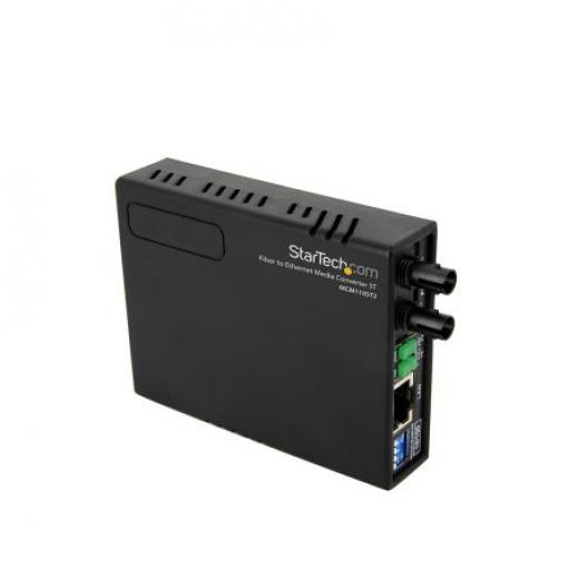 StarTech.com Převodník médií, Vícerežimové, Poloviční duplex, Plný duplex, RJ45, ST, 10000Mbps, přenosová vzdálenost: 2