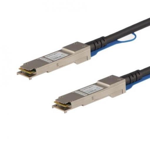 StarTech.com Vysílač-přijímač, QSFP, Měď, 40000Mbps, přenosová vzdálenost: 1 m, rychlost přenosu dat: 40 Gbps