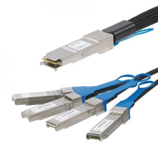 StarTech.com Vysílač-přijímač, QSFP, 40000Mbps, rychlost přenosu dat: 40 Gbps